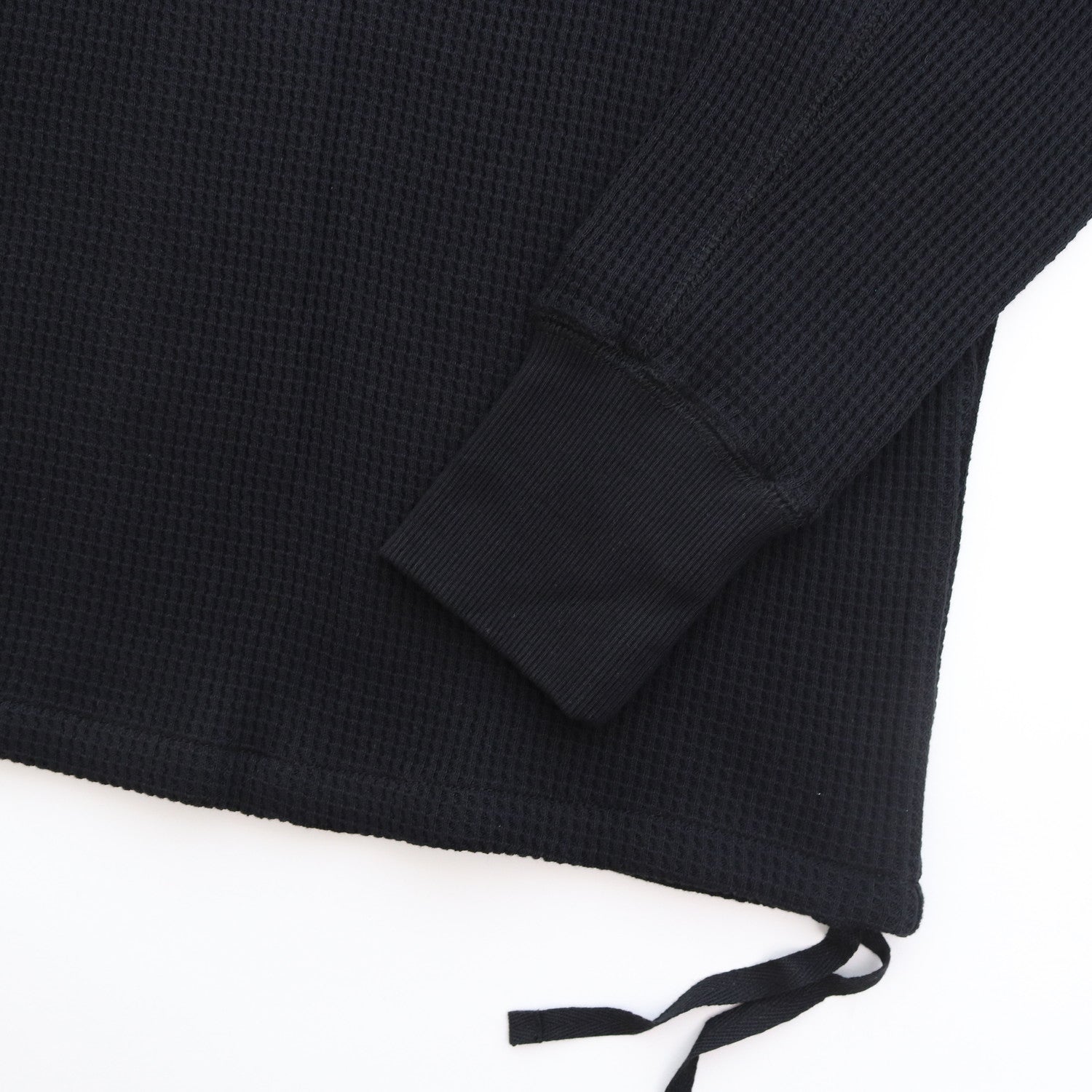 Thermal Henley Shirts #BLACK [13412010] - FAF(FAKE AS FLOWERS
