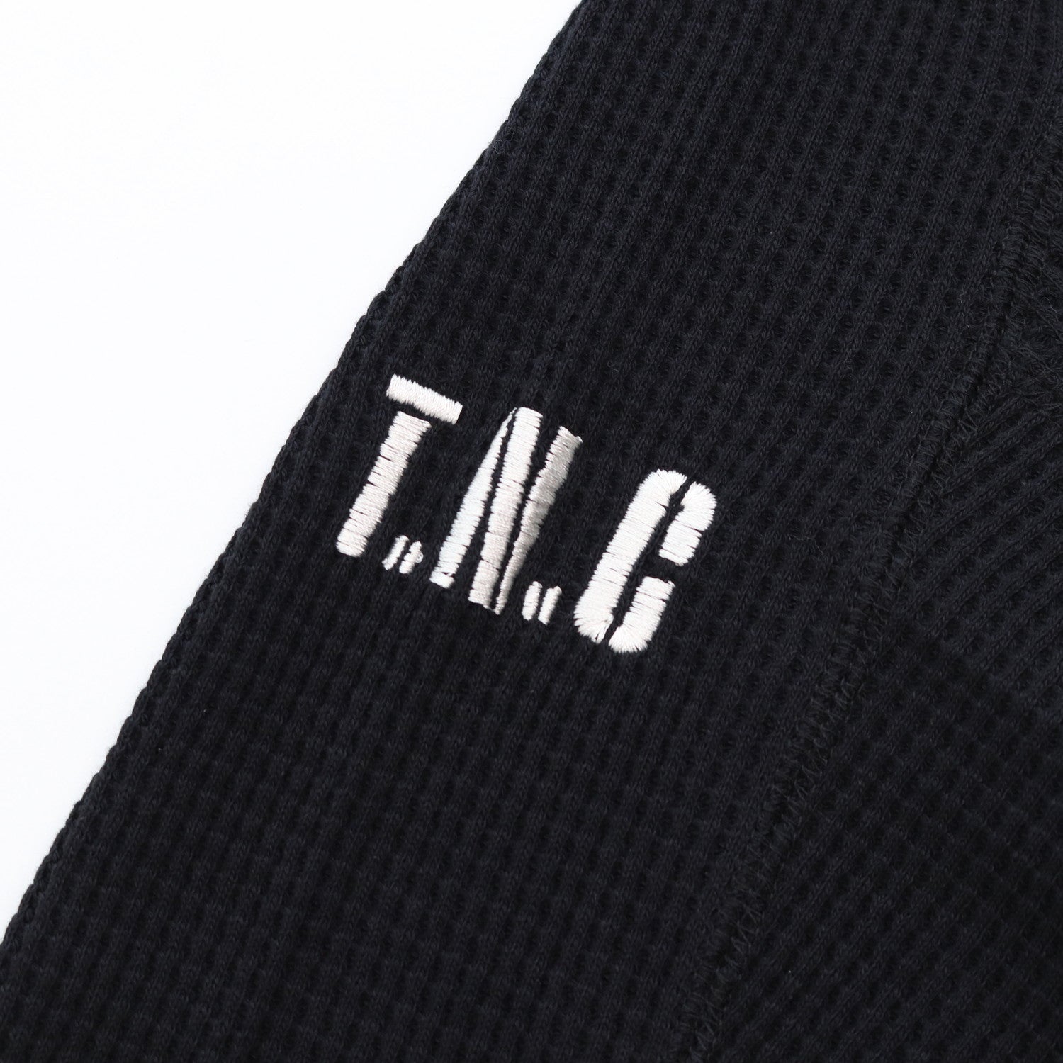 Thermal Henley Shirts #BLACK [13412010] - FAF(FAKE AS FLOWERS