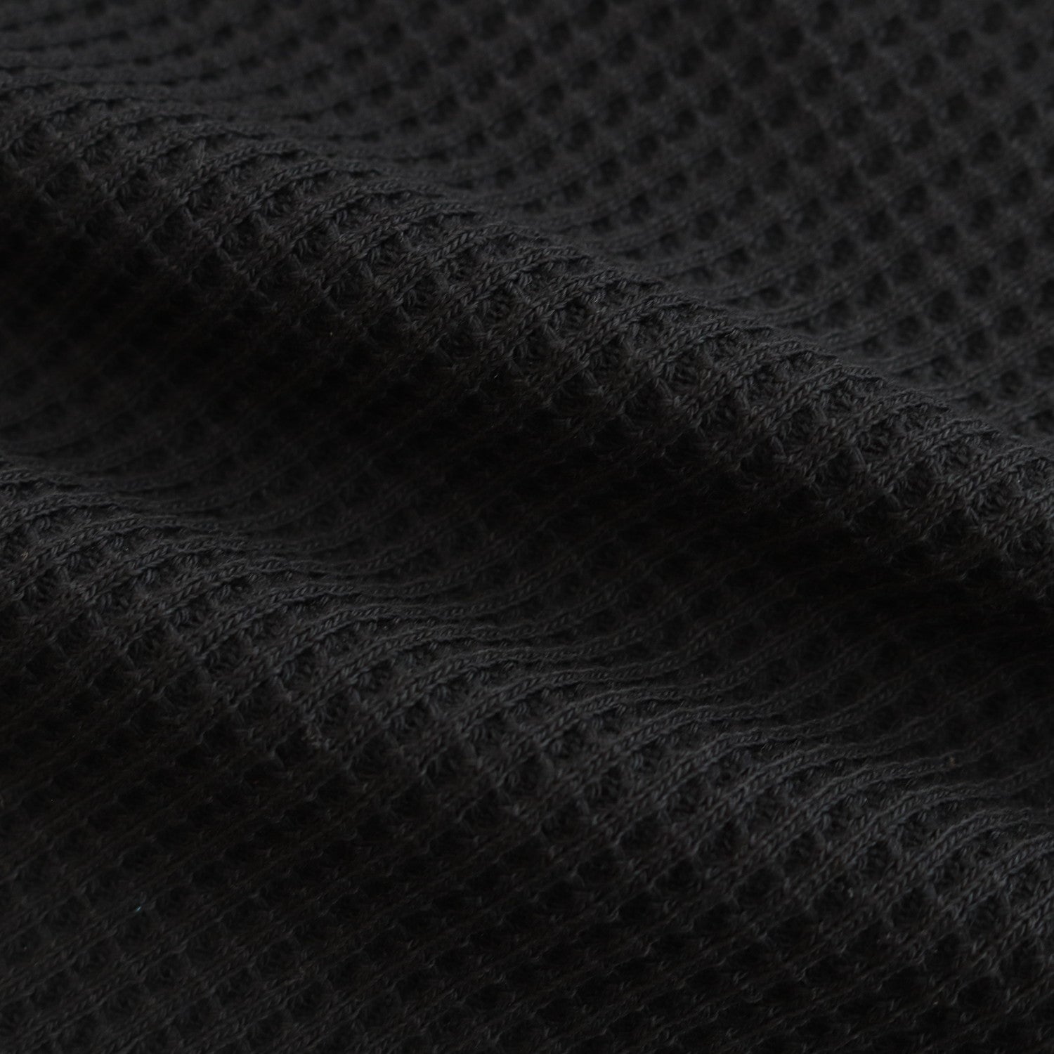 Thermal Henley Shirts #BLACK [13412010]