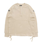 Thermal Henley Shirts #ECRU [13412010]