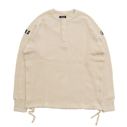 Thermal Henley Shirts #ECRU [13412010]