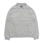 Half Zip Sweat Top #GRAY [13412011]
