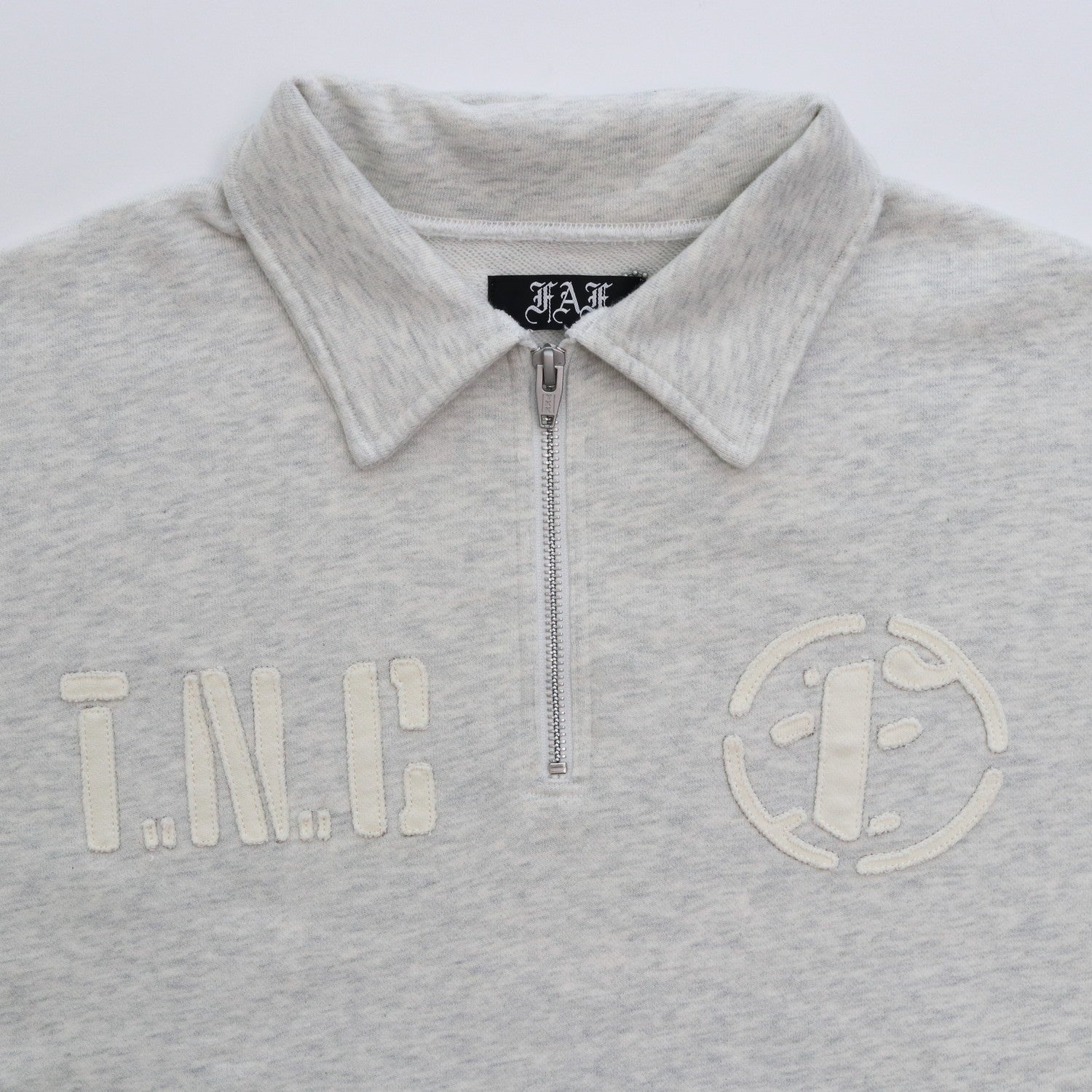 Half Zip Sweat Top #GRAY [13412011]