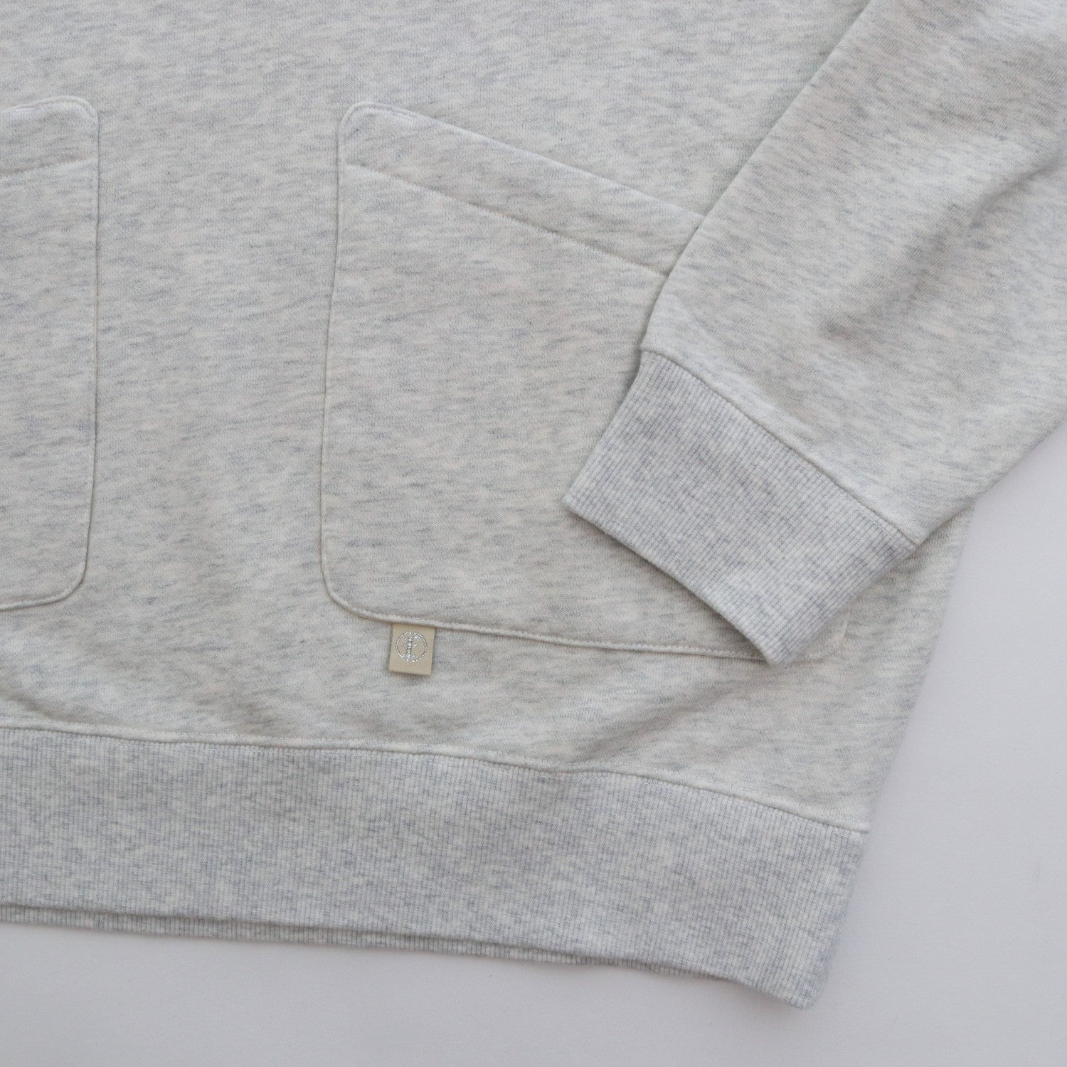 Half Zip Sweat Top #GRAY [13412011]
