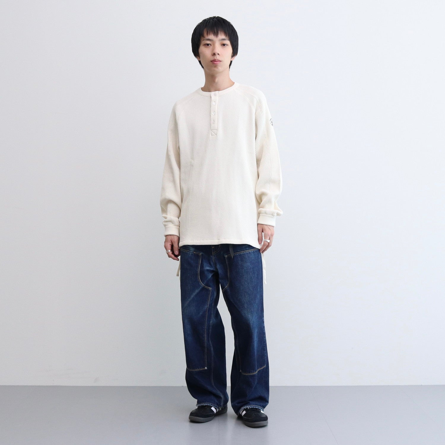 Thermal Henley Shirts #ECRU [13412010]