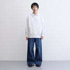 Half Zip Sweat Top #GRAY [13412011]