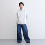 Half Zip Sweat Top #GRAY [13412011]