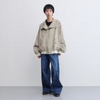 HARRINGTON JACKET #BEIGE [232-01-0304]