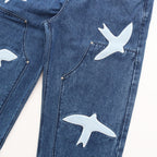 Parker Workwear Birds Pants #Washed Blue [AW23-005P]