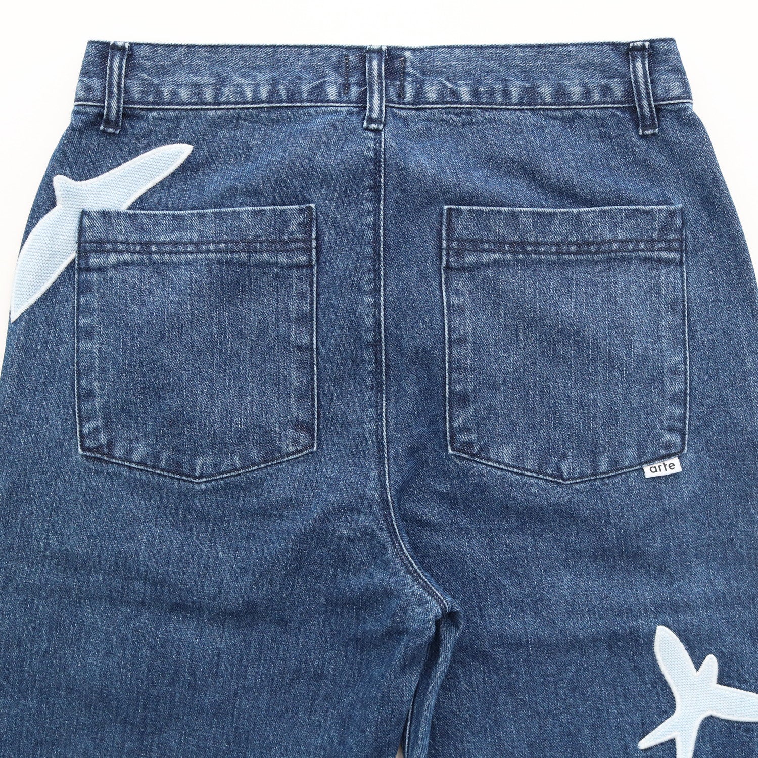 Parker Workwear Birds Pants #Washed Blue [AW23-005P]