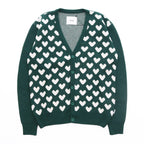 Kyle Heart Cardigan #Green [AW23-103K]