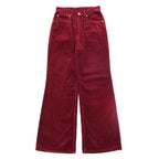 Corduroy Wide Pants #Bordeaux [LB233-PT08]
