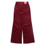 Corduroy Wide Pants #Bordeaux [LB233-PT08]