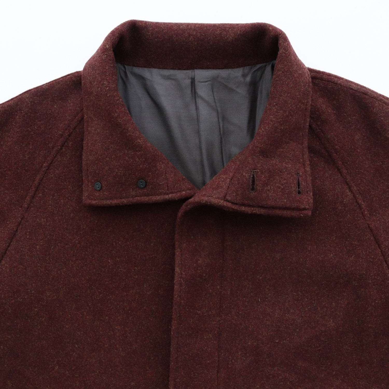 Stand Collar Long Coat #BROWN [AL23W-CO01]