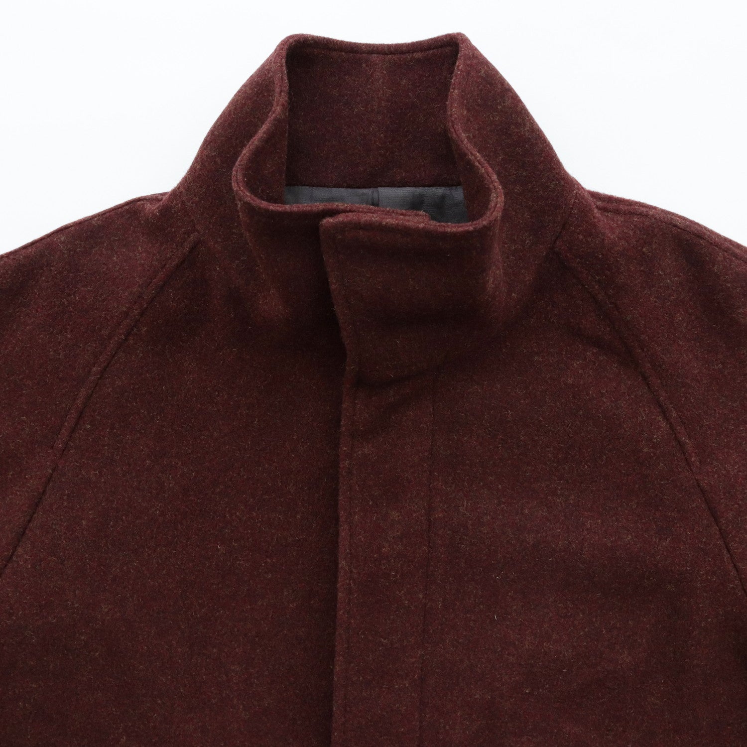 Stand Collar Long Coat #BROWN [AL23W-CO01]