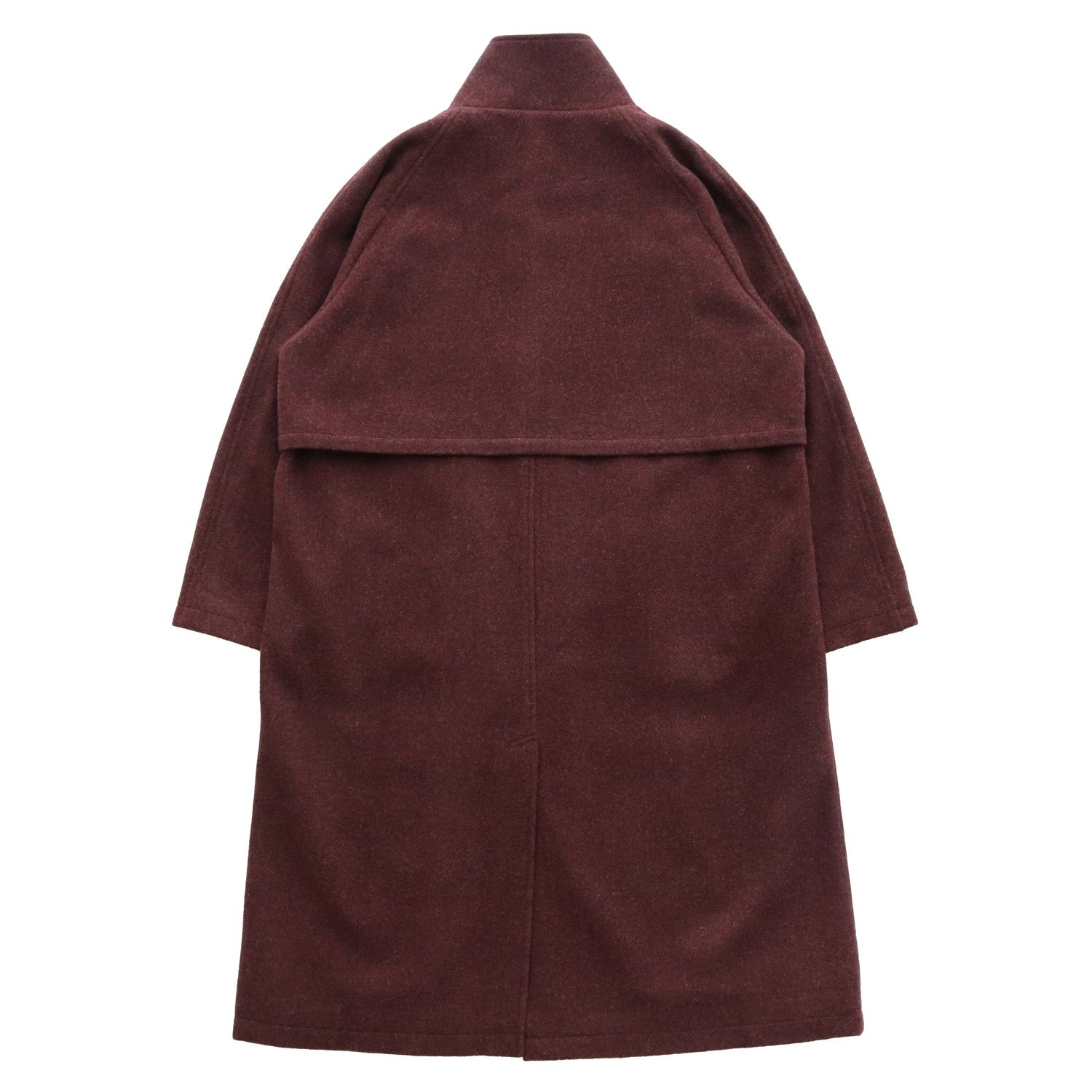 Stand Collar Long Coat #BROWN [AL23W-CO01]