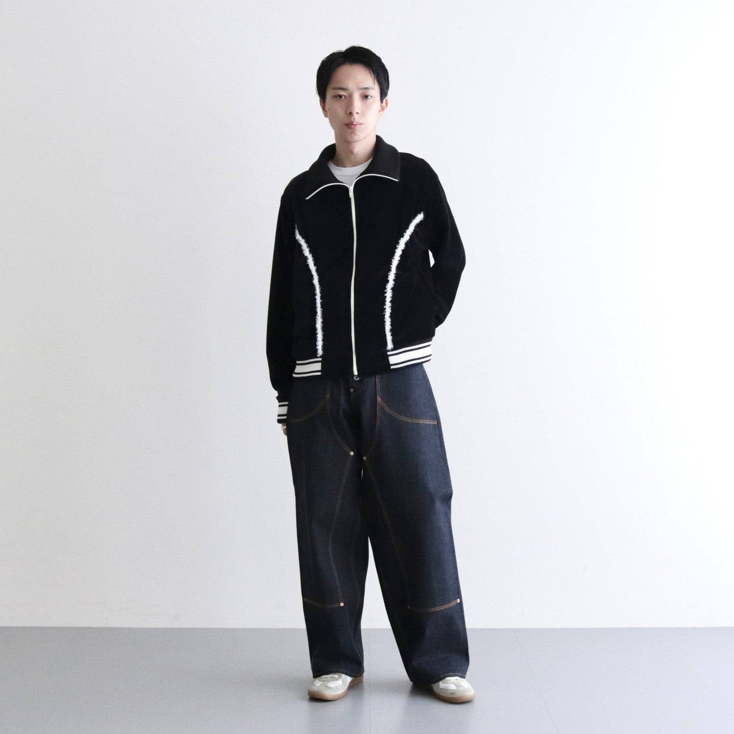 Track Jacket #Navy [LB233-BL04]