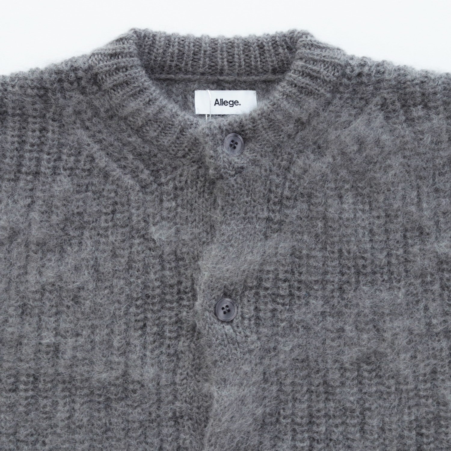 Mohair Cardigan #GRAY [AL23W-KN01]