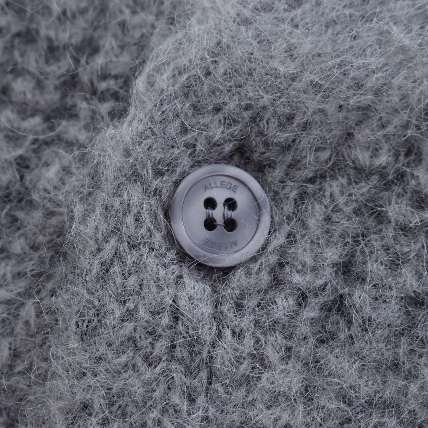 Mohair Cardigan #GRAY [AL23W-KN01]