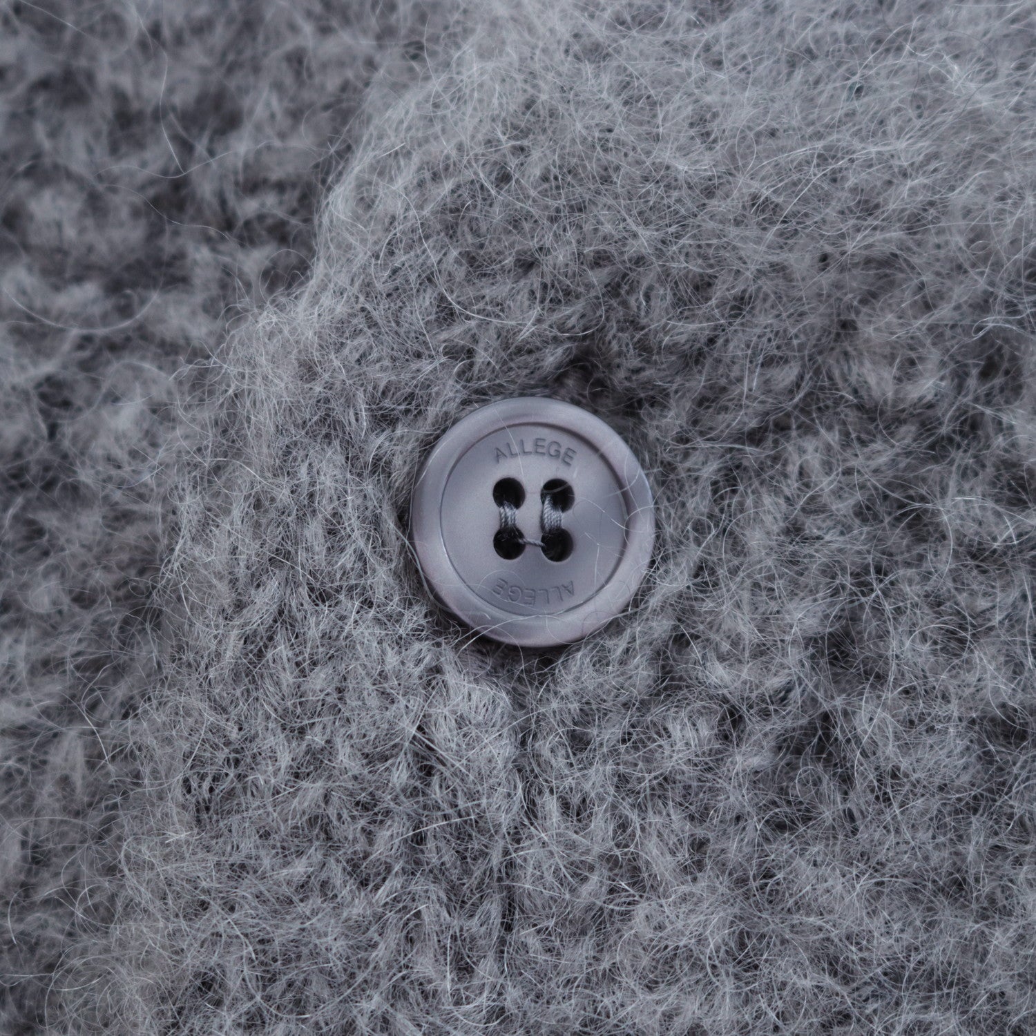 Mohair Cardigan #GRAY [AL23W-KN01]