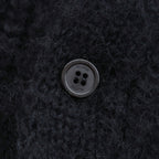 Mohair Cardigan #BLACK [AL23W-KN01]