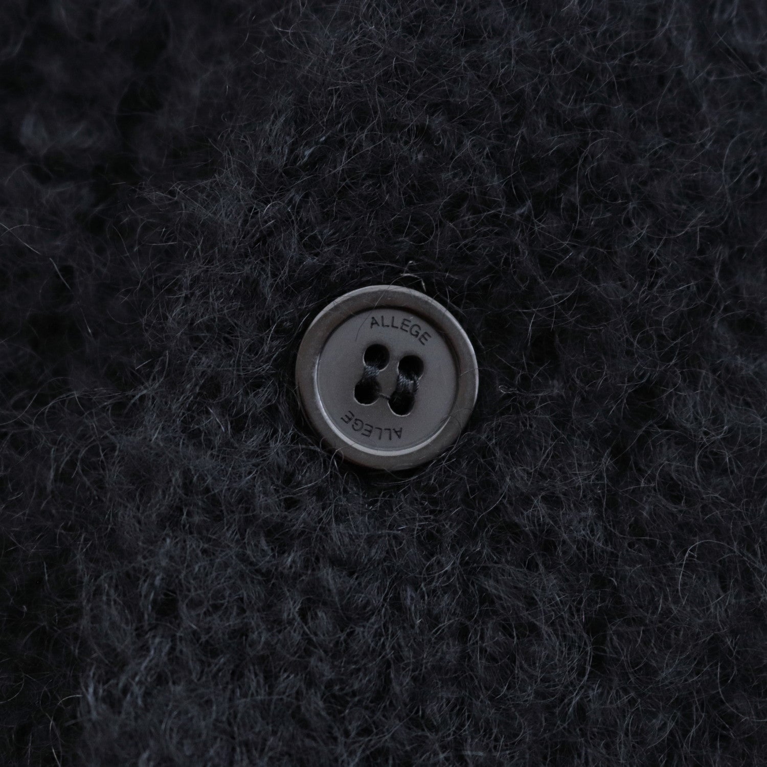 Mohair Cardigan #BLACK [AL23W-KN01]