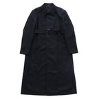 FUR COLLAR COAT #BLACK [232-01-0402]