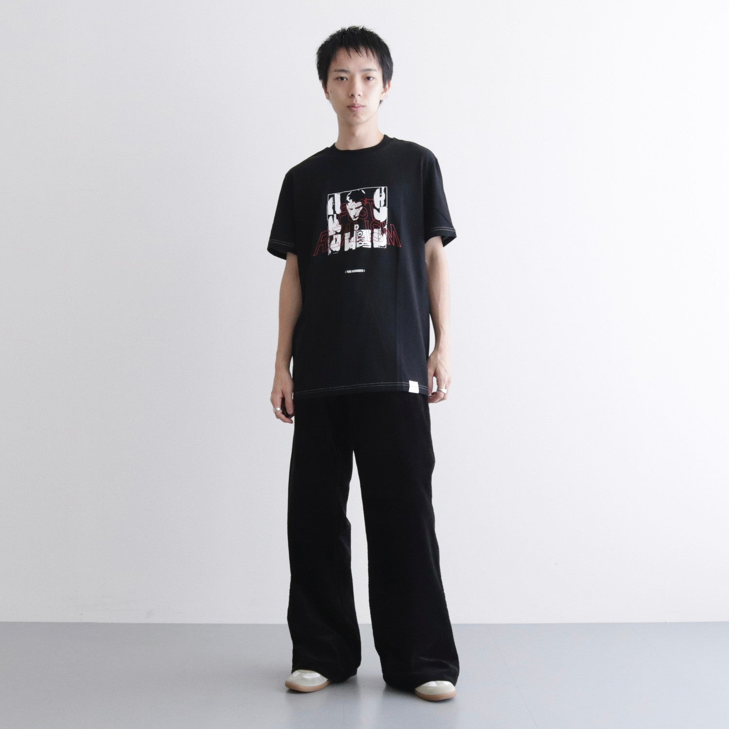Corduroy Wide Pants #Black [LB233-PT08]