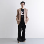 Corduroy Wide Pants #Black [LB233-PT08]