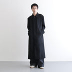 FUR COLLAR COAT #BLACK [232-01-0402]