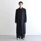 FUR COLLAR COAT #BLACK [232-01-0402]