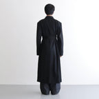 FUR COLLAR COAT #BLACK [232-01-0402]