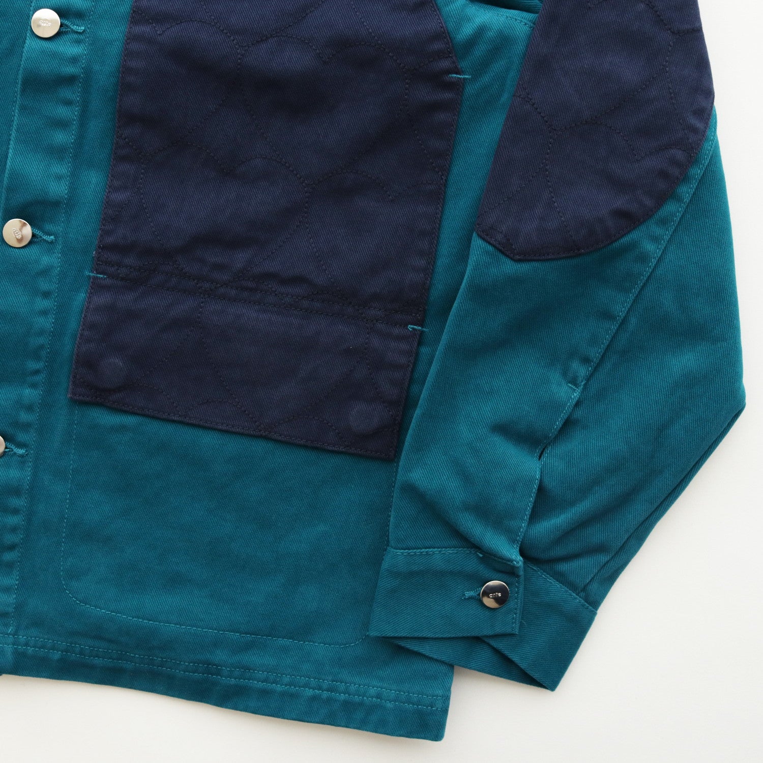 Jules Heart Padded Jacket #Petrol blue [AW23-081J]