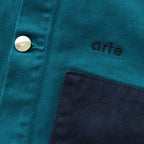 Jules Heart Padded Jacket #Petrol blue [AW23-081J]