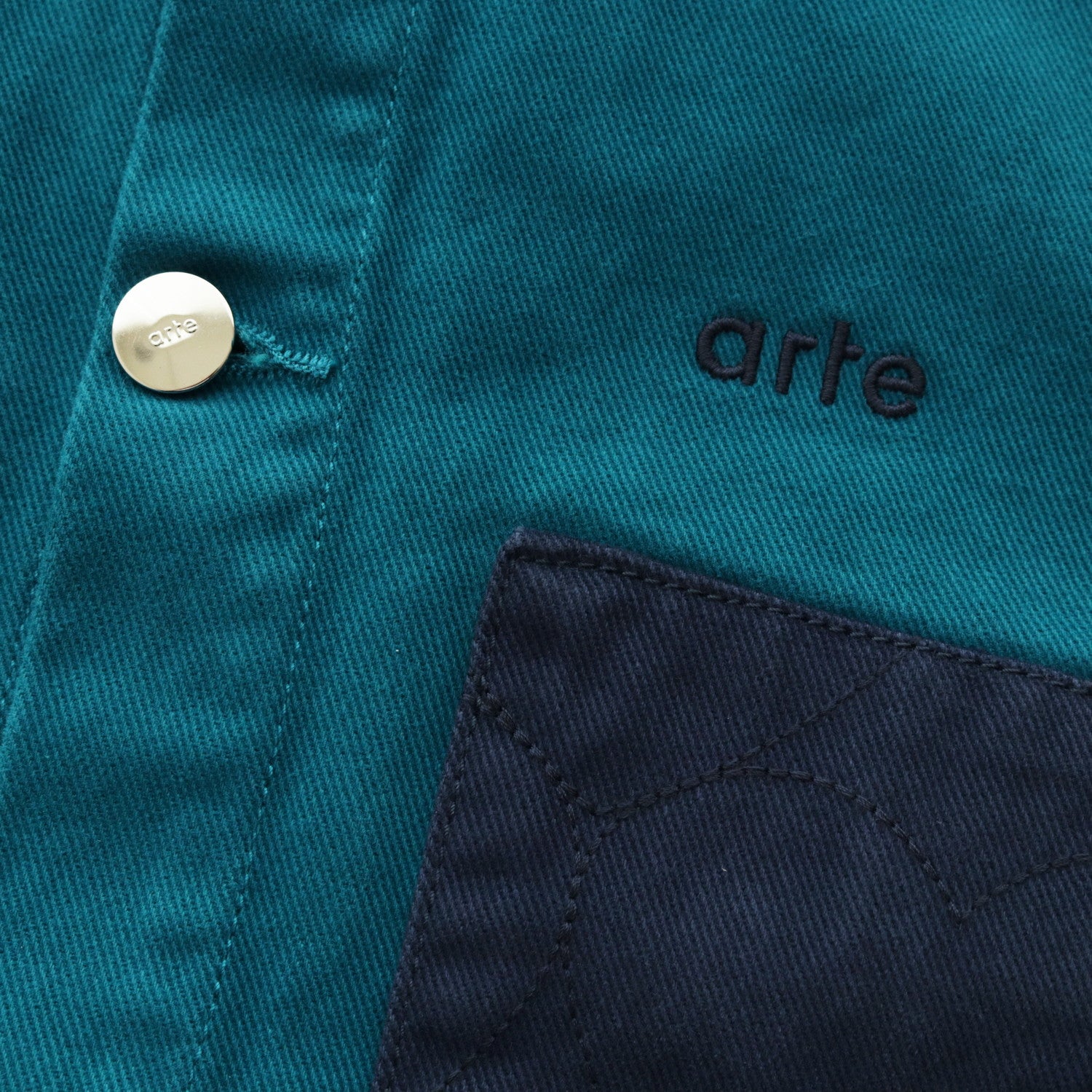 Jules Heart Padded Jacket #Petrol blue [AW23-081J]