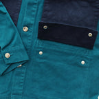 Jules Heart Padded Jacket #Petrol blue [AW23-081J]