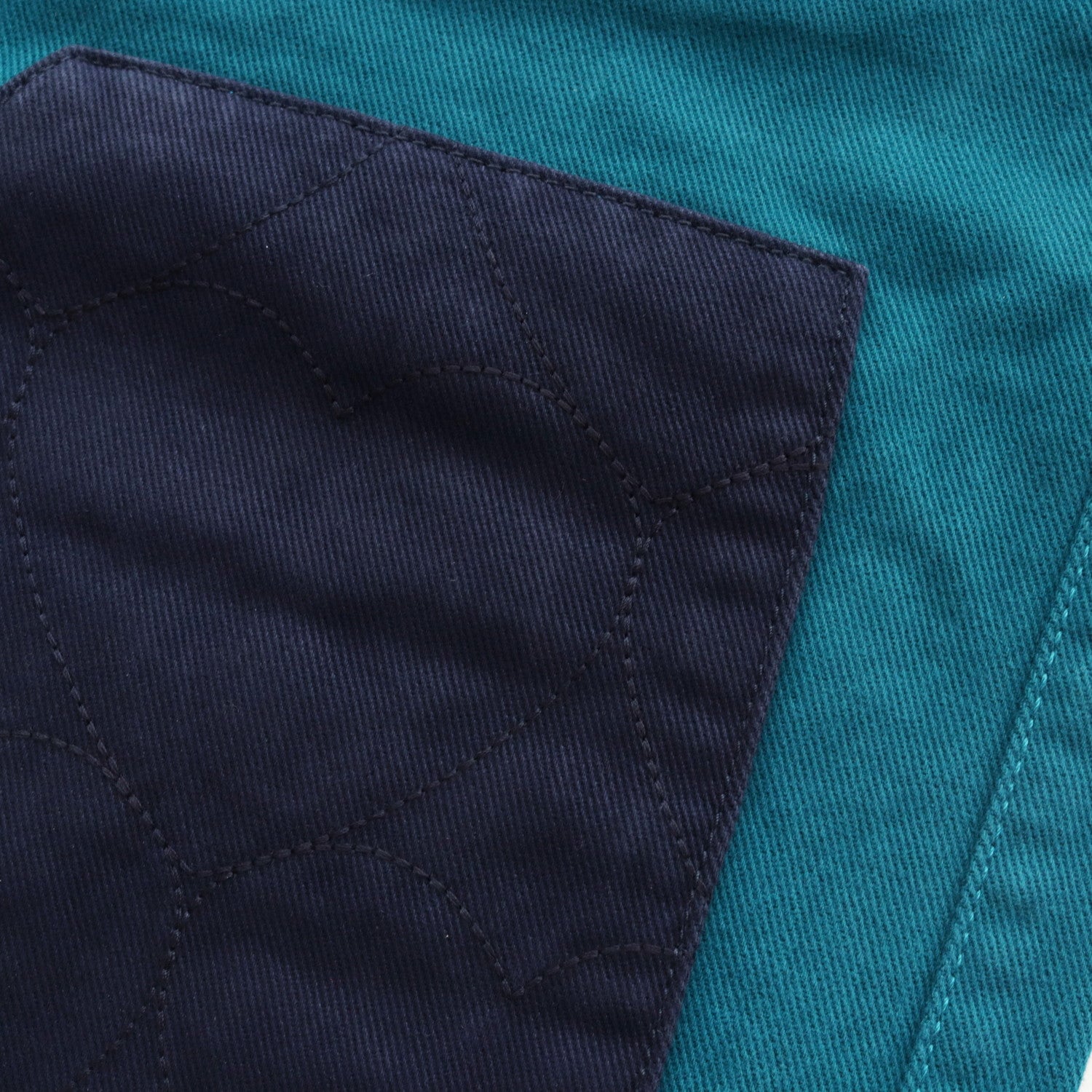 Jules Heart Padded Pants #Petrol blue [AW23-082P]