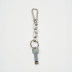 USB KEY CHAIN #SILVER [HDK24S-MAC02]