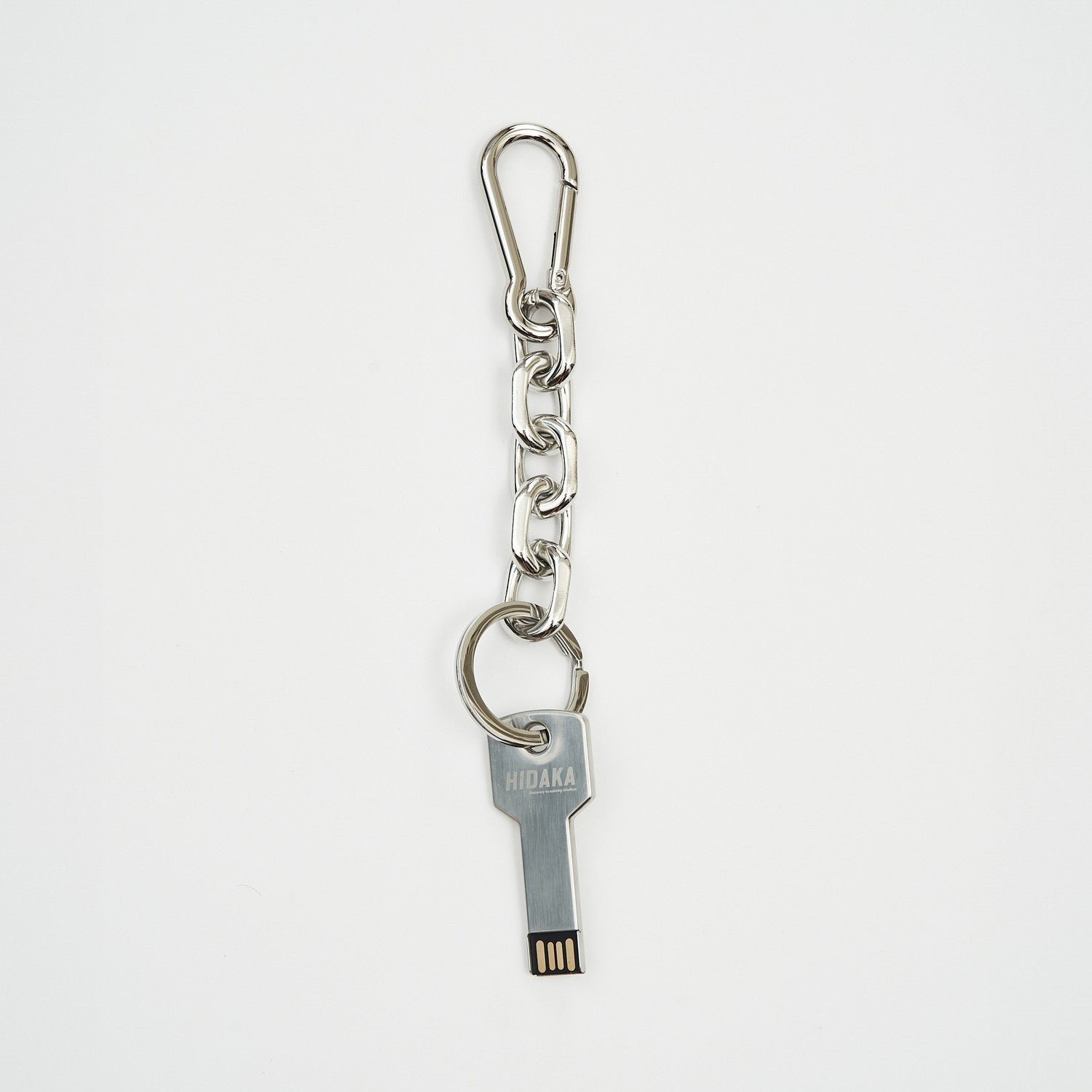 USB KEY CHAIN #SILVER [HDK24S-MAC02]