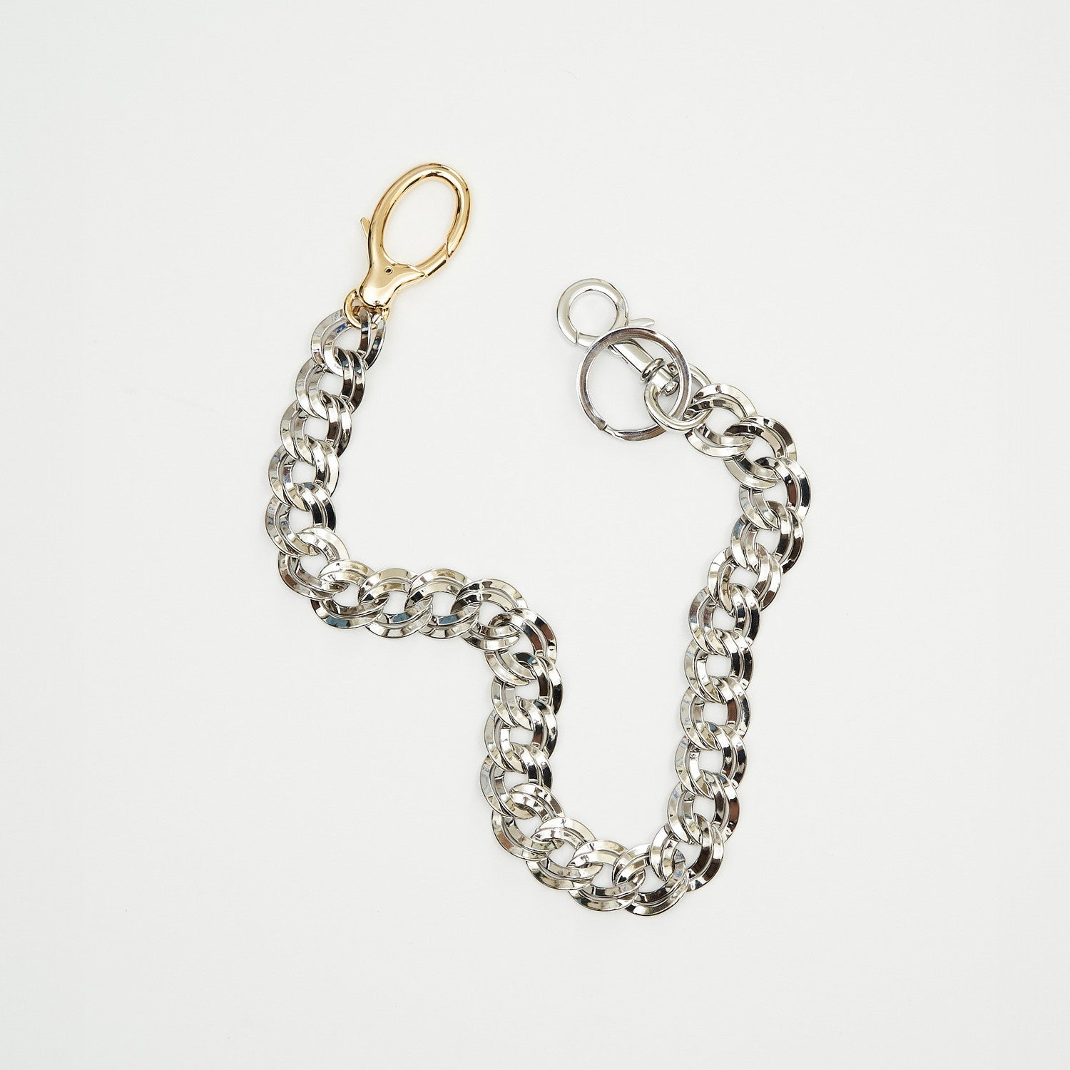 DOUBLE CURB PANTS CHAIN #SILVER [HDK24S-MAC09]