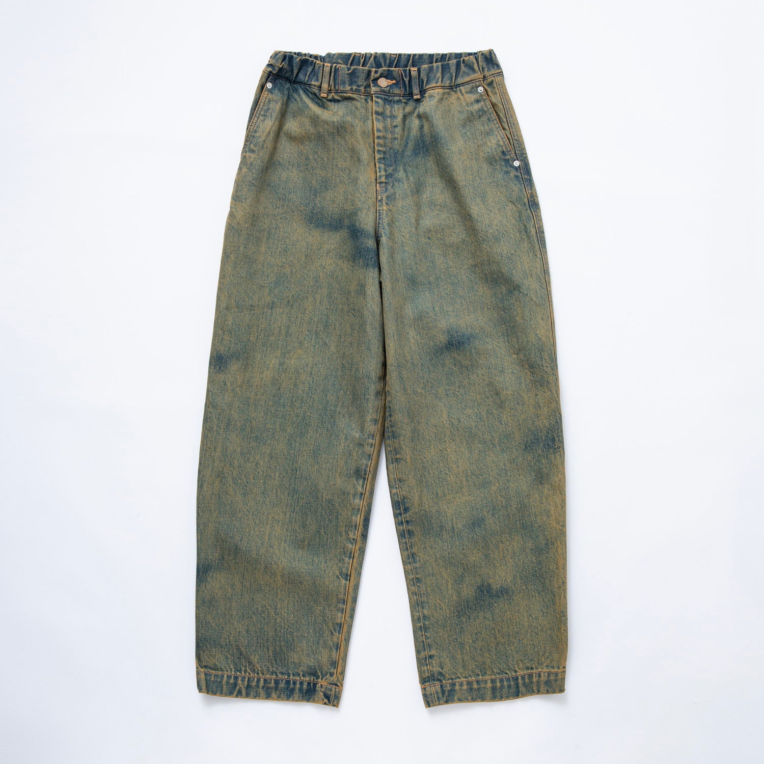 Denim wide pants #BLUE [TTT-2024SS-PT04]