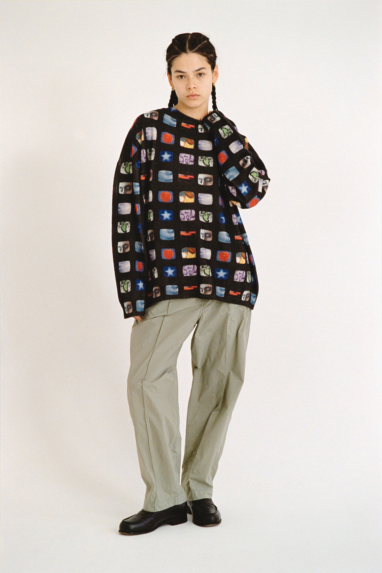 Television pull over knit #MULCH [TTT-2023AW-KT14]