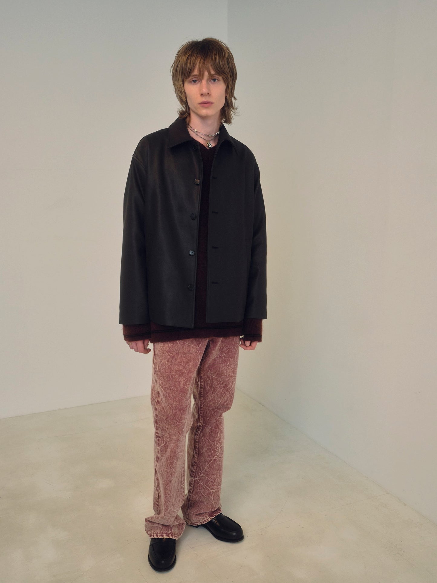 Product Dye Semi Flare Denim #brown [AL23W-PT03A]