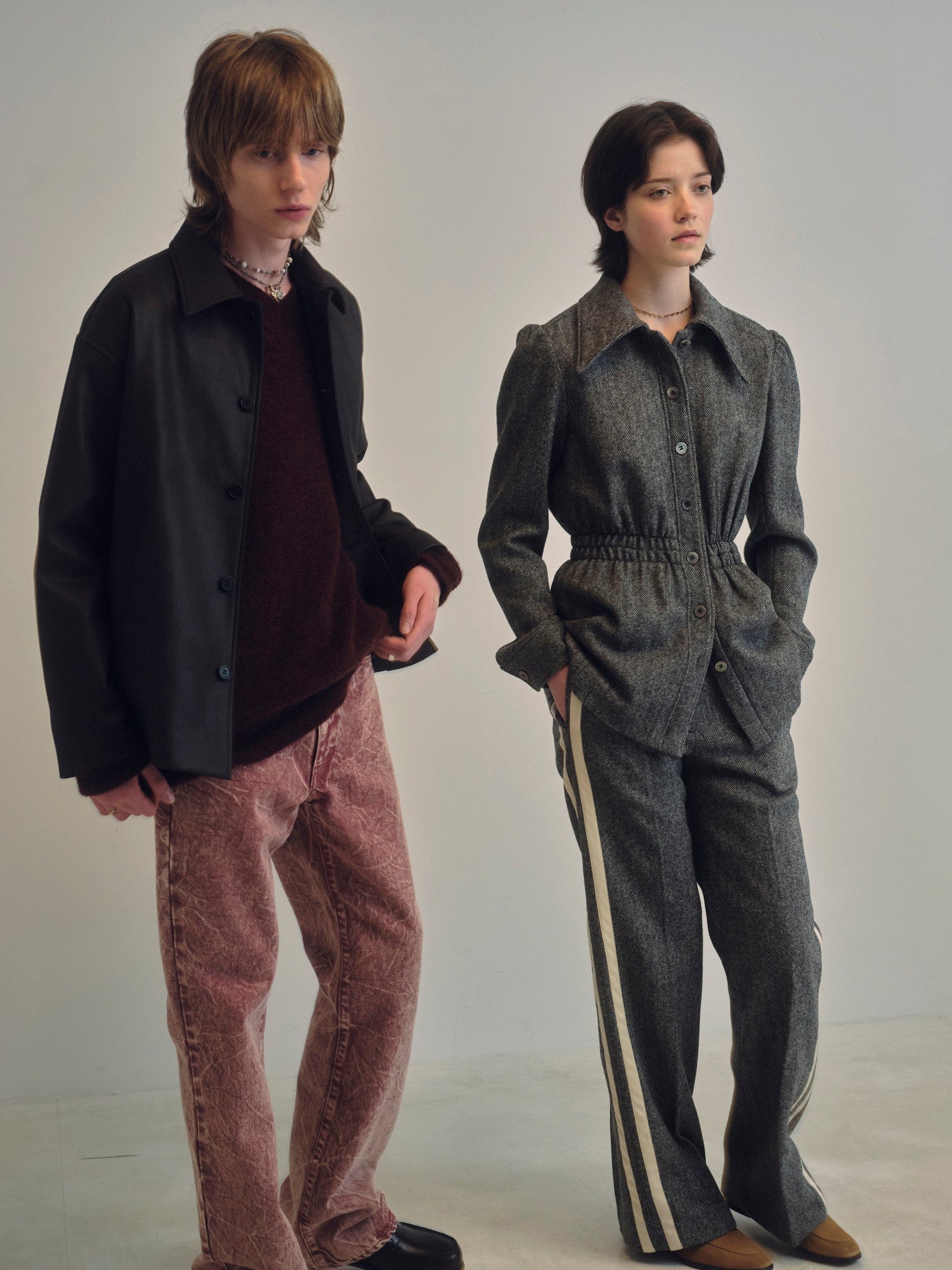 Product Dye Semi Flare Denim #brown [AL23W-PT03A]