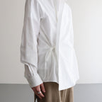 THE KIMONO BREASTED SHIRT #WHITE [S23SS01SH-C]