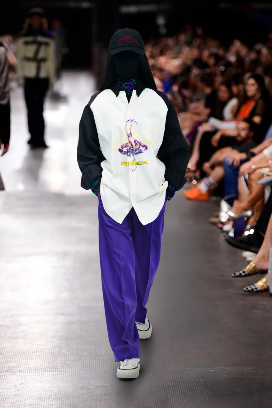 RAGLAN SLEEVE SHIRTS #WHITE [232-01-0101]