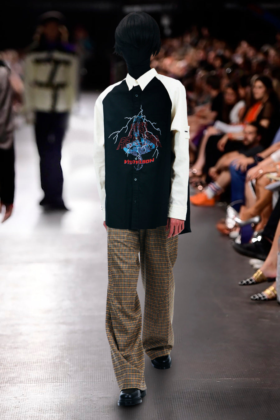 【訳あり】RAGLAN SLEEVE SHIRTS #BLACK [232-01-0101]