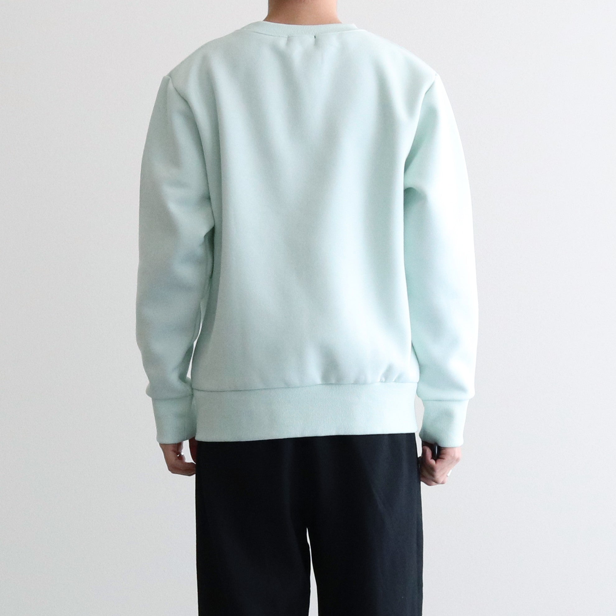 KEEF LOGO CREWNECK SWEAT #LIGHT GREEN [FAFSS23-0037]