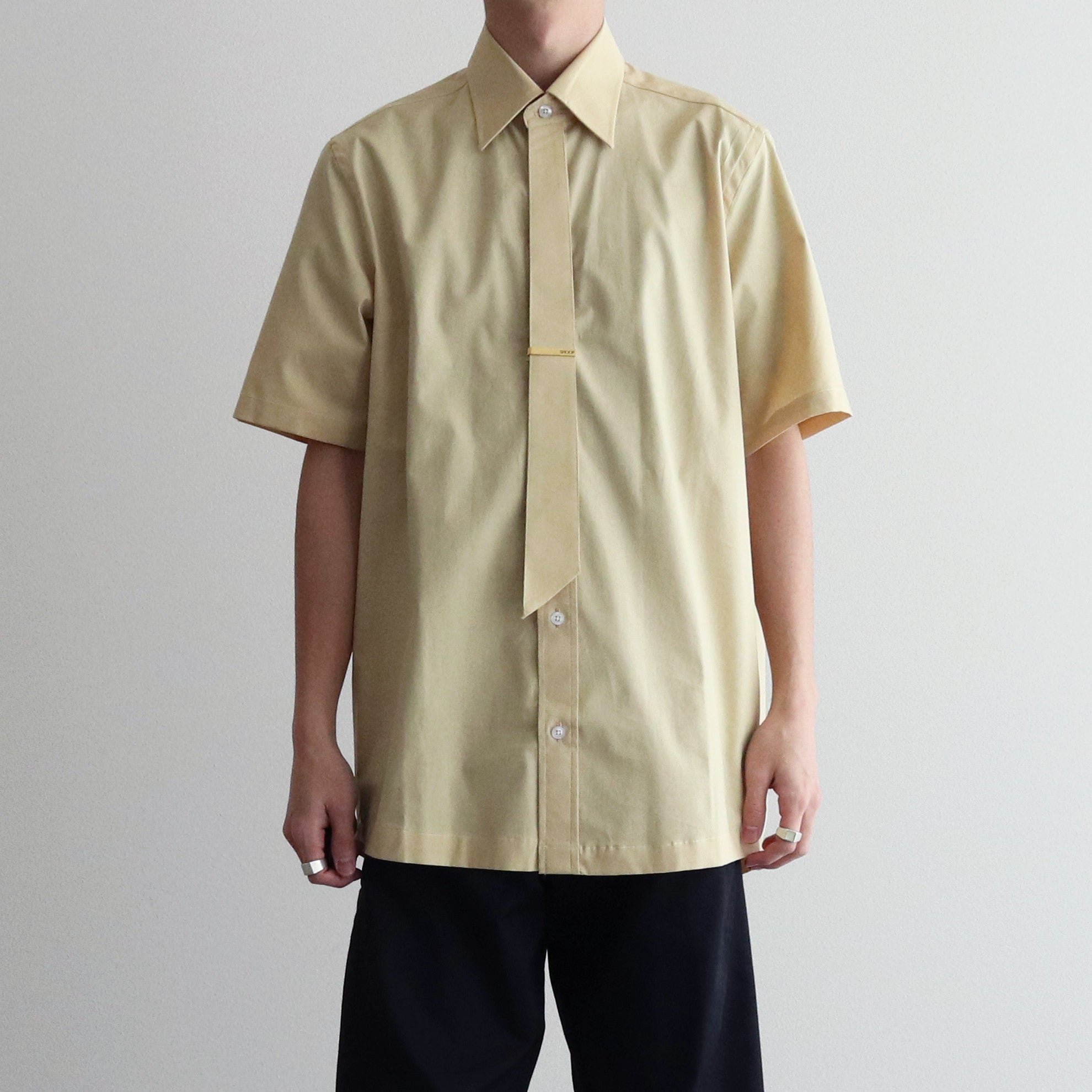 OSCAR SHIRT #PASTEL YELLOW [SHSS23008]