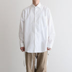 THE KIMONO BREASTED SHIRT #WHITE [S23SS01SH-C]